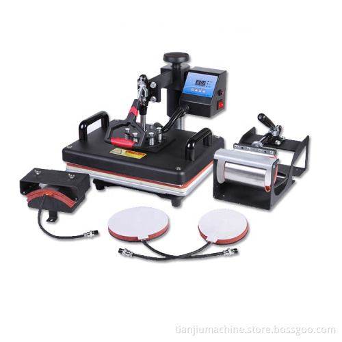 CE Certified Combo Multifunction Heat Press Machine with Screen Printer for Shirts and T-shirts (TJ 38kg)